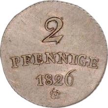 2 Pfennig 1826   
