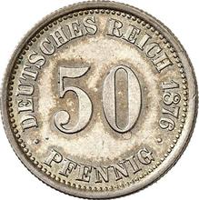 50 Pfennig 1876 F  