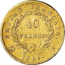 40 Francs 1811 K  
