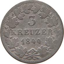 3 Kreuzer 1844   