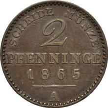 2 fenigi 1865 A  