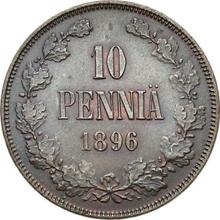 10 Pennia 1896   