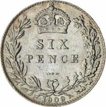 Sixpence 1909   