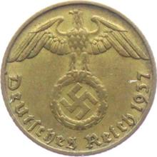 5 Reichspfennig 1937 J  