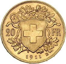 20 Francs 1911 B   "Vreneli"