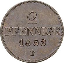 2 Pfennig 1853  F 