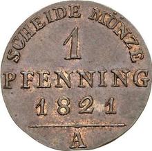 1 Pfennig 1821 A  