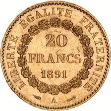 20 Francs 1891 A  