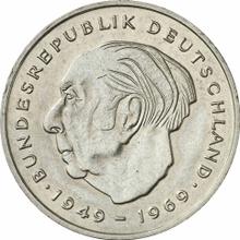 2 Mark 1974 D   "Theodor Heuss"