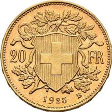 20 Francs 1925 B   "Vreneli"