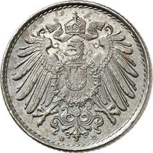 5 Pfennig 1922 D  