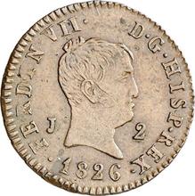 2 Maravedís 1826 J  
