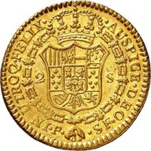 2 escudo 1791 P SF 
