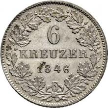 6 Kreuzer 1846   
