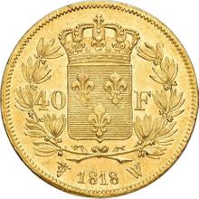 40 Francs 1818 W  