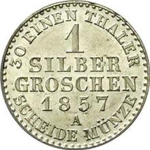 Silber Groschen 1857 A  
