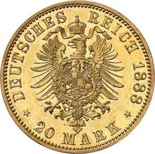 20 Mark 1888 A   "Prussia"