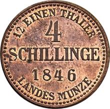 4 Schilling 1846    (Pattern)