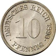10 Pfennig 1890 F  