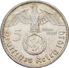 5 Reichsmark 1939 G  