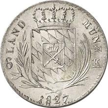 6 Kreuzer 1827   