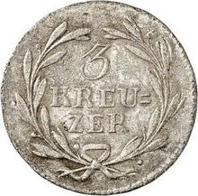 3 Kreuzer 1819   