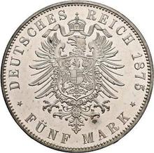 5 Mark 1875 H   "Hesse"