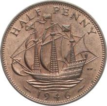1/2 пенни 1946   HP