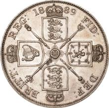Double Florin 1889   JEB "Jubilee Head"
