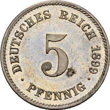 5 Pfennig 1899 F  