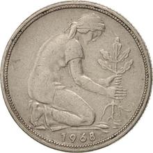 50 fenigów 1968 F  