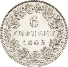 6 Kreuzer 1846   