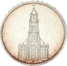 5 Reichsmark 1935 D   "Garrison Church (undated)"