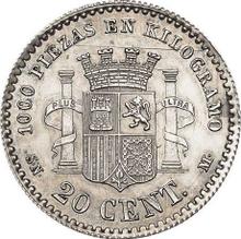 20 Céntimos 1870  SNM 