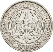 5 Reichsmark 1930 D   "Oak Tree"