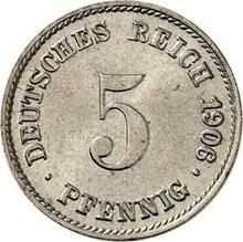 5 Pfennig 1906 J  