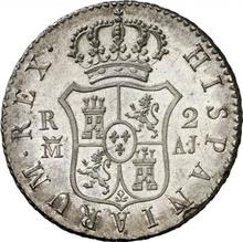 2 Reales 1833 M AJ 