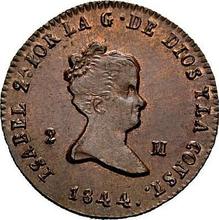 2 Maravedís 1844 J  