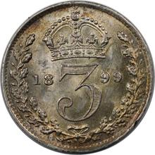 Threepence 1899   TB