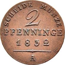 2 Pfennig 1832 A  