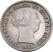 2 Reales 1855   