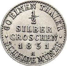 1/2 Silbergroschen 1851 A  