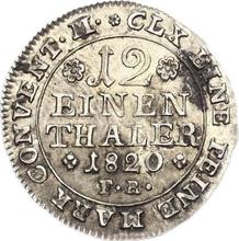 1/12 Thaler 1820  FR 