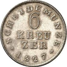 6 Kreuzer 1827   