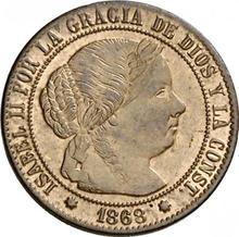 1/2 Céntimo de escudo 1868  OM 
