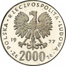 2000 Zlotych 1977 MW   "Fryderyk Chopin" (Pattern)