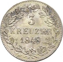 3 Kreuzer 1848   