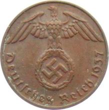 1 Reichspfennig 1937 D  