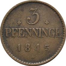 3 Pfennige 1845   