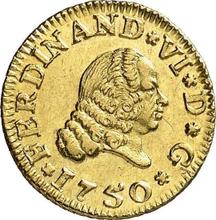 1/2 Escudo 1750 S PJ 